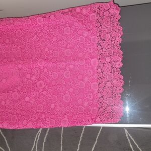 Pink Lace Skirt